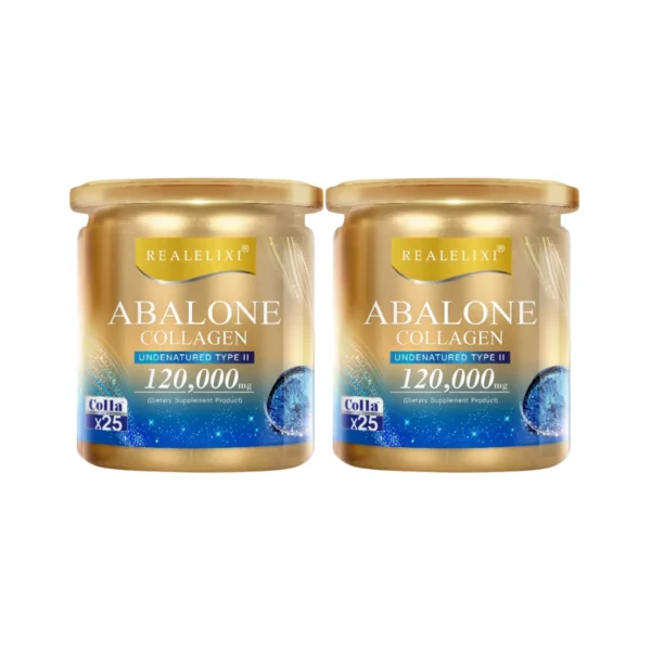 [โปร 2 กระปุก] Abalone Collagen Peptide Plus Undenatured Type II 120 กรัม