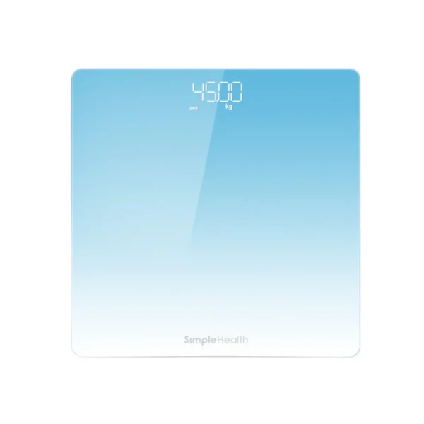 health-care-1349 Simple Health เครื่องชั่งน้ําหนัก เครื่องชั่งน้ําหนักอัตโนมัติ Digital weight scale ใช้งานง่าย แม่นยํา รับประกัน 1 ปี สีฟ้า