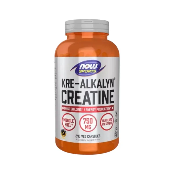 health-care-1352 Now Sports Kre-Alkalyn® Creatine Monohydrate 750 mg. 120 Capsules นาวสปอร์ต ครีเอทีน โมโนไฮเดรต 240 VCAPS