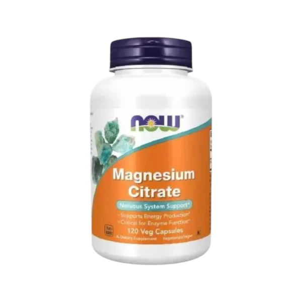 health-care-1353 Now Foods Magnesium Citrate , 60/120/240 Capsules นาวฟู้ดส์ แม็กจี แมกนีเซียม ซิเตรท 120 Capsules