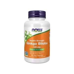 Now Foods Ginkgo Biloba 120 mg. 50/100 Veg Capsules. นาวฟู้ดส์ กิงโกะ โสมไซบีเรีย สารสกัดใบแปะก๊วย 100 Vcapsules