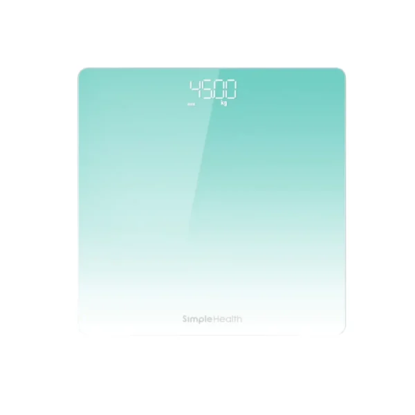 Simple Health เครื่องชั่งน้ําหนัก เครื่องชั่งน้ําหนักอัตโนมัติ Digital weight scale ใช้งานง่าย แม่นยํา รับประกัน 1 ปี สีเขียว