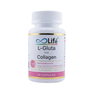 ไลฟ์ แอล กลูต้า พลัส คอลลาเจน Life L Gluta Plus Collagen 30 แคปซูล [LLAAI_01]
