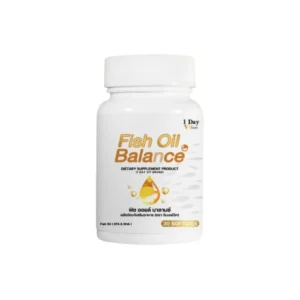 [ 1DayVit ] - Fish Oil Balance - วิตามินสําหรับสมองและความจํา สารสกัดน้ํามันปลา บรรจุ 30 ซอฟเจล 1 กระปุก