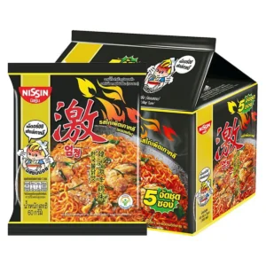 instant-meals-0014 นิสชิน รสไก่เผ็ดเกาหลี 60 ก. 5 ซอง