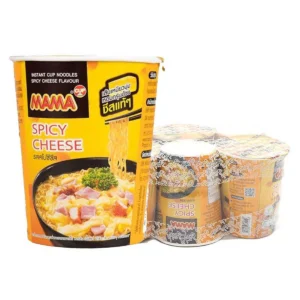 instant-meals-0021 มาม่า คัพ บะหมี่กึ่งสําเร็จรูป รสสไปซี่ชีส 63 ก. x 6