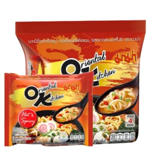 instant-meals-0023 มาม่า โอเค ออเรียนทัล รสฮอตแอนด์สไปซี 85 ก. 4 ซอง