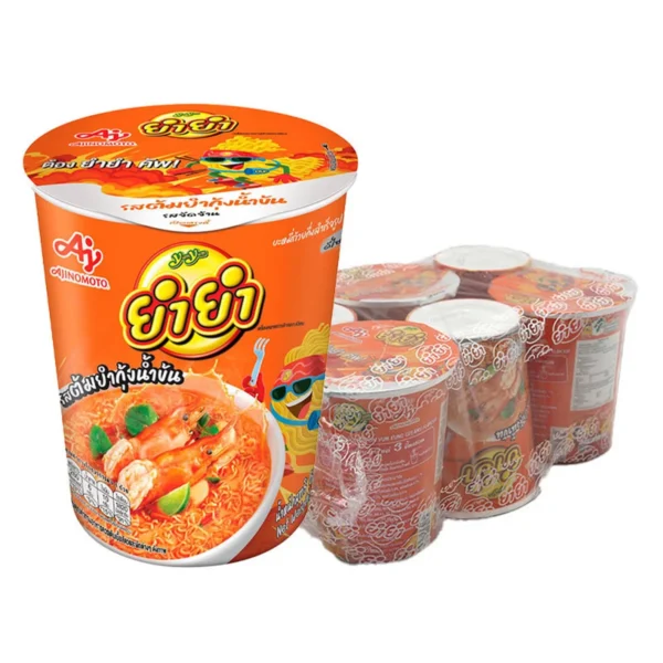 instant-meals-0024 ยํายํา บะหมี่กึ่งสําเร็จรูป รสต้มยํากุ้งข้น 60 ก. x 6