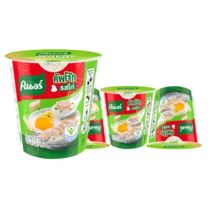 instant-meals-0064 คนอร์ คัพโจ๊ก โจ๊กข้าวหอมมะลิกึ่งสําเร็จรูป รสไก่ 32 ก. x 6