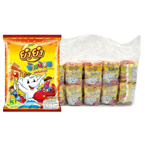 instant-meals-0069 ยํายํา ช้างน้อย บะหมี่กึ่งสําเร็จรูป รสต้มยํากุ้ง 20 ก. x 60