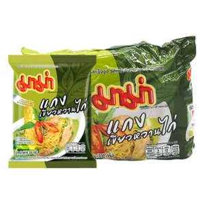 instant-meals-0080 มาม่า บะหมี่กึ่งสําเร็จรูป รสแกงเขียวหวานไก่ 55 ก. x 6