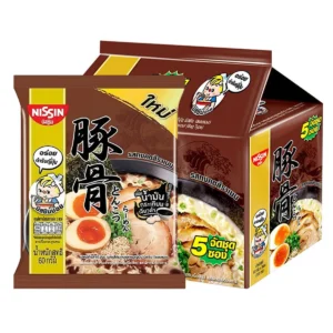 instant-meals-0107 นิสชิน รสทงคตสึราเมน 60 ก. x 5