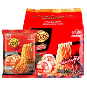 instant-meals-0112 ยํายํา บะหมี่กึ่งสําเร็จรูป สูตรเด็ดต้มยํากุ้ง 80 ก. x 5