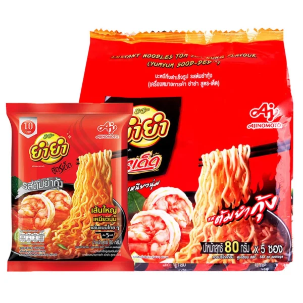 instant-meals-0112 ยํายํา บะหมี่กึ่งสําเร็จรูป สูตรเด็ดต้มยํากุ้ง 80 ก. x 5