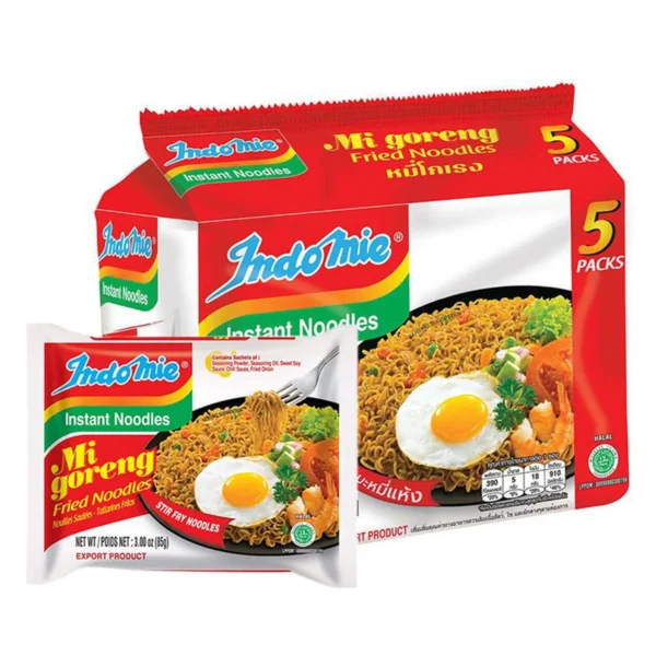 อินโดมี่ บะหมี่แห้ง หมี่โกเรง 85 ก. x 5