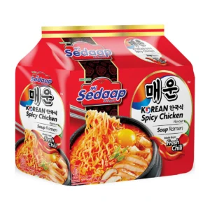 instant-meals-0171 หมี่ซีดาพ บะหมี่กึ่งสําเร็จรูป รสซุปเผ็ดเกาหลี 77 ก. x 5