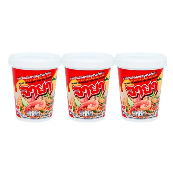 instant-meals-0181 จายาบะหมี่คัพรสต้มยํากุ้ง 60 ก. แพค 3 ถ้วย
