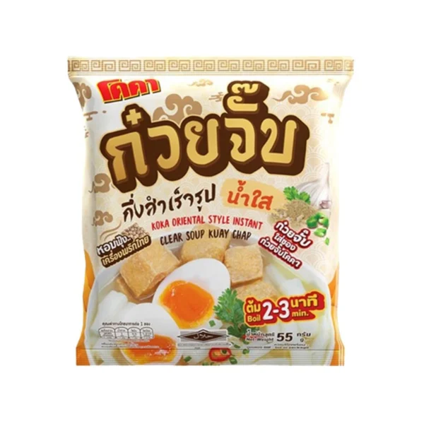 instant-meals-0188 โคคาก๋วยจั๊บกึ่งสําเร็จรูปน้ําใส 1 ซอง