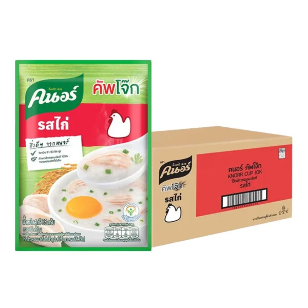 คนอร์ โจ๊กซอง ไก่ 35 กรัม x 12 ซอง x 8 แพ็ค