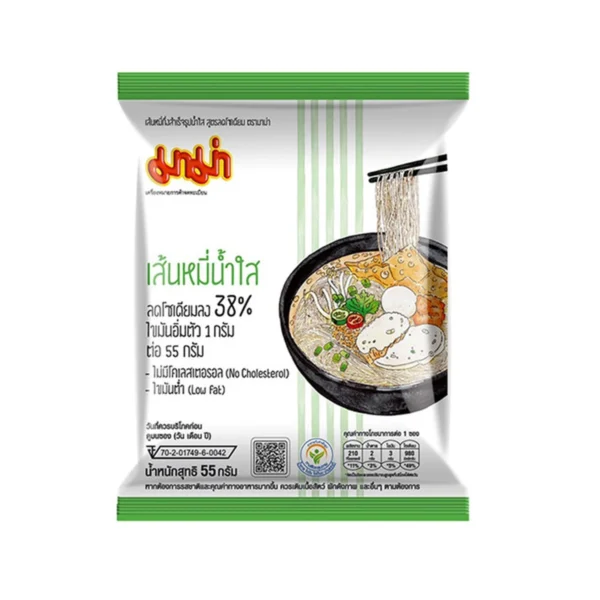 มาม่าเส้นหมี่น้ําใส สูตรลดโซเดียม