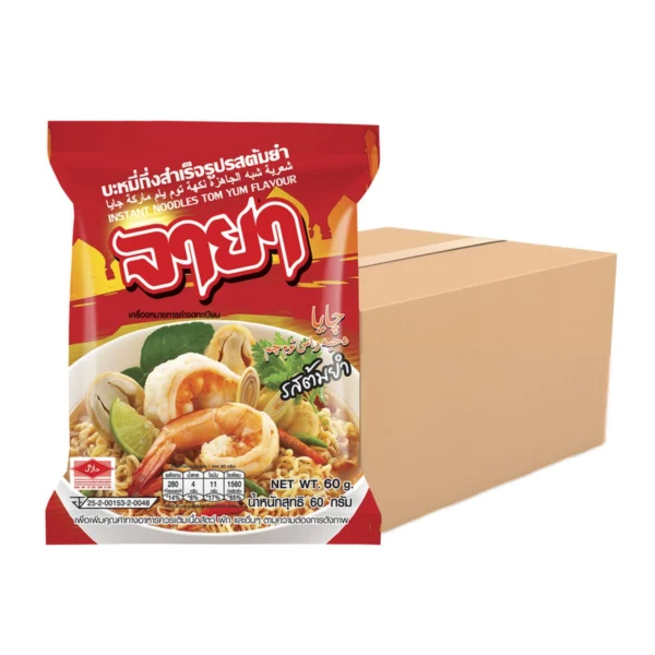 instant-meals-0212 จายาบะหมี่ซองรสต้มยํา 60 ก. กล่อง 30 ซอง