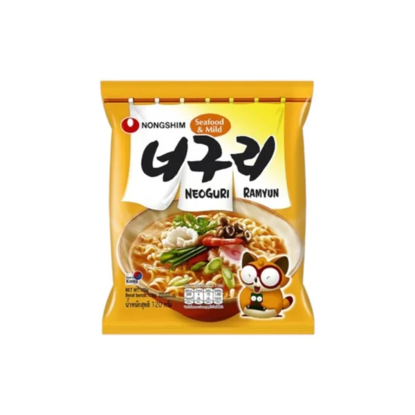 [ซองเดียว] Nongshim Neoguri Udon Mild Seafood นอกูรีซีฟู้ด แอนด์ไมลด์รามยอน (บะหมี่กึ่งสําเร็จรูปรสอาหารทะเล)