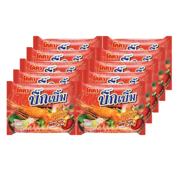 instant-meals-0238 โคคาบิ๊กเบิ้มบะหมี่รสต้มยํากุ้ง แพค 10 ซอง