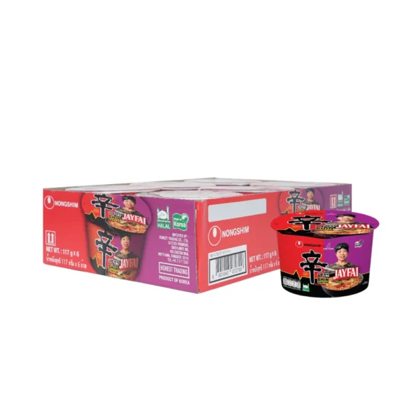 [ยกถาด] แบบน้ํา นงชิม x เจ๊ไฝ ชิน รามยอน เจ๊ไฝ  NONGSHIMxJAYFAI SHIN RAMYUN BOWL NOODLE