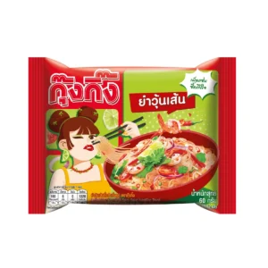 กุ๊งกิ๊ง ยําวุ้นเส้นกึ่งสําเร็จรูป แบบซอง 60 ก. x 10