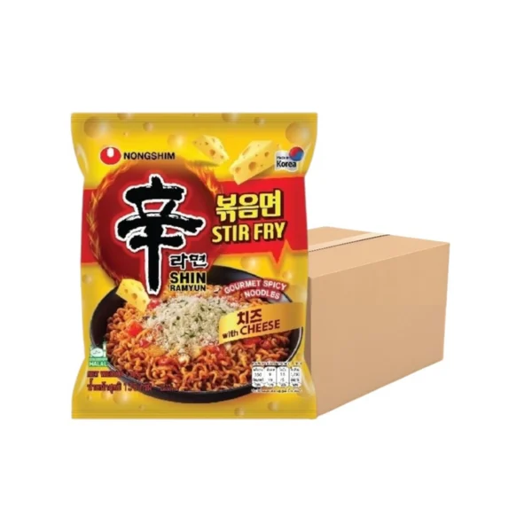 [แบบยกลัง] Nongshim ramyun Stir Fry Cheese บะหมี่กึ่งสําเร็จรูป นงชิมสเทอร์ไฟร์ชีส