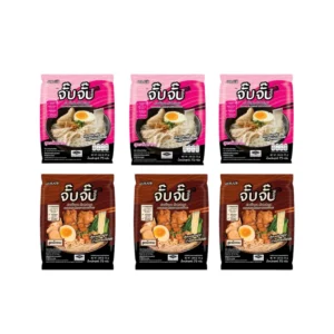 instant-meals-0277 (HALAL) จั๊บจั๊บก๋วยจั๊บญวนคละรสชาติ 6 ซอง(ต้นตํารับ+สูตรโบราณ รสละ 3 ซอง)