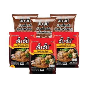 instant-meals-0280 (มีฮาลาล) ก๋วยเตี๋ยวเรือสูตรเด็ด 6 ซอง (เส้นหมี่+เส้นเล็กTD )เติมน้ําร้อน รอ 3 นาที