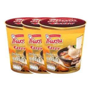[สินค้าใหม่] ต้นสน อีทซี่ รสซุปไก่ วุ้นเส้นกึ่งสําเร็จรูป 32 กรัม แพ็ค 3 ถ้วย