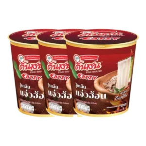[สินค้าใหม่] ต้นสน อีทซี่ รสแจ่วฮ้อน วุ้นเส้นกึ่งสําเร็จรูป 36 กรัม แพ็ค 3 ถ้วย