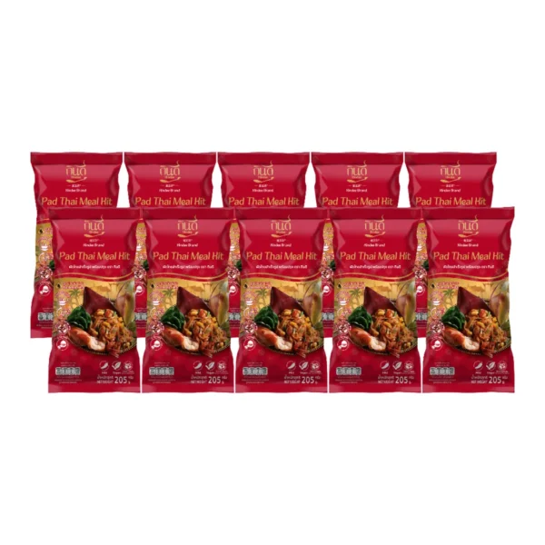 instant-meals-0346 กินดี ผัดไทยชุดพร้อมปรุง 205 ก. x10