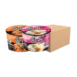 instant-meals-0366 จั๊บจั๊บ ก๋วยจั๊บญวนแบบคัพ ต้นตํารับ+ต้มยํา(รสละ 12 ชิ้น) 24 ถ้วย เส้นไม่ทอด Gluten Free Hala