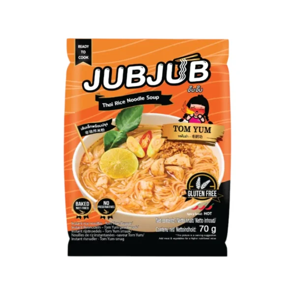 instant-meals-0397 จั๊บจั๊บตะกร้ารวม 1 ซอง | ก๋วยจั๊บอุบล เส้นเหนียวนุ่ม มีฮาลาล เก็บได้ 1 ปี ต้มยํา เล็ก