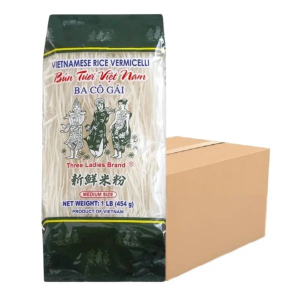 ทรีเลดี้ เส้นขนมจีนอบแห้ง 454g. ยกลัง (36 ห่อ) 1ลัง