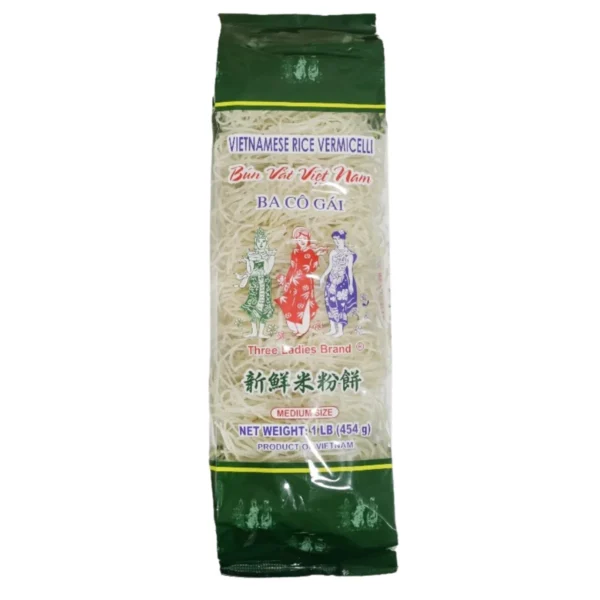 ทรีเลดี้ เส้นขนมจีนอบแห้ง ชนิดก้อน 454g. (1ห่อ)