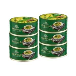 instant-meals-0428 บุญทรี อาหารพร้อมทาน 6 แพ็ค (แกงมัสมั่นไก่,แกงเขียวหวานไก่,แกงเผ็ดไก่) 185 กรัม - Boon Tree Brand แกงเขียวหวานไก่