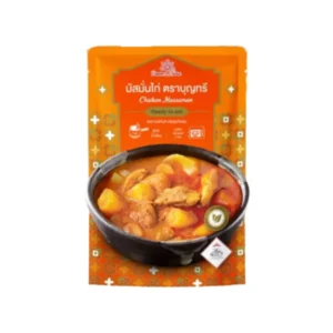 instant-meals-0430 บุญทรี อาหารพร้อมทานแบบซอง เมนูแกงมัสมั่นไก่ แกงเขียวหวานไก่ แกงเผ็ดไก่ ขนาด 105 กรัม x 1 ซอง แกงมัสมั่นไก่