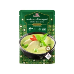instant-meals-0431 บุญทรี อาหารพร้อมทานแบบซอง เมนูแกงมัสมั่นไก่ แกงเขียวหวานไก่ แกงเผ็ดไก่ ขนาด 105 กรัม x 1 ซอง แกงเขียวหวานไก่