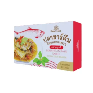 instant-meals-0434 ปลาซาร์ดีนในซอสปรุงรส ตราบุญทรี 115 g x 1 กระป๋อง ปลาซาร์ดีนซอสกะเพรา