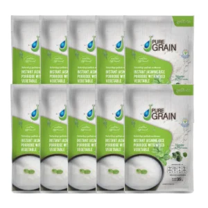 instant-meals-0471 เพียวเกรน โจ๊กกึ่งสําเร็จรูป สูตรโจ๊กผัก 35 กรัม (จํานวน 10 ซอง)
