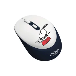 it-gadget-15000-0026 Anitech X Snoopy 3 เม้าส์ไร้สาย รุ่น SNP-W240 คลิกเงียบ เชื่อมต่อแบบ USB ปรับ DPI 3 ระดับ SNP-W240-BK