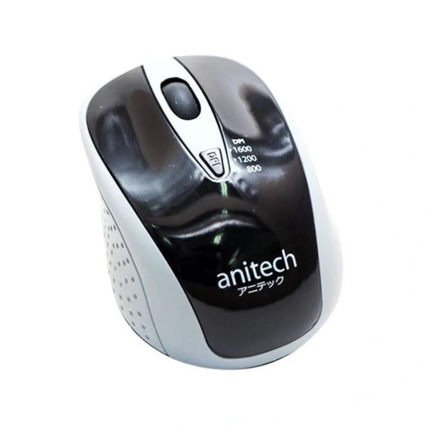 แอนิเทค เมาส์ไร้สาย Wireless Mouse W214 สีเทา