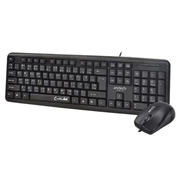Anitech แอนิเทค คีย์บอร์ดและเมาส์ รุ่น PA800 [สินค้ารับประกัน 2 ปี]