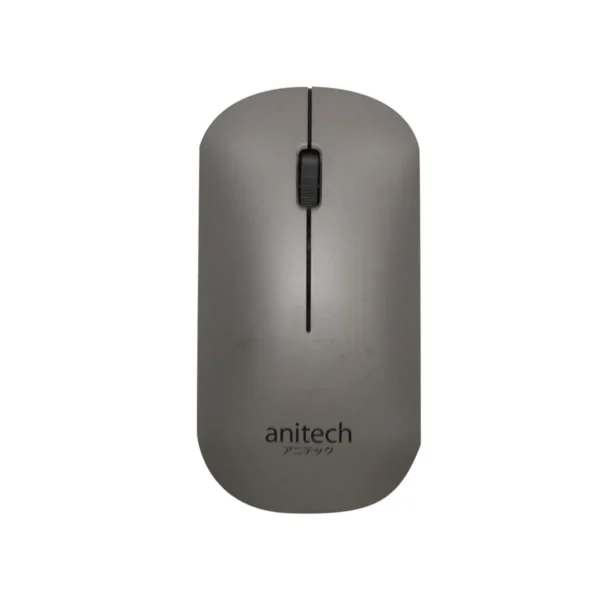 แอนิเทค เมาส์ไร้สาย Bluetooth and Wireless Rechargeable Mouse (W232) สีเทา