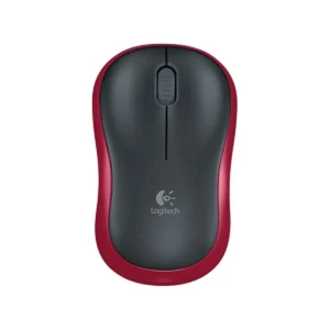 โลจิเทค เมาส์ไร้สาย Wireless Mouse M185 สีแดง