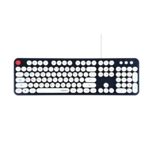โมฟี่ คีย์บอร์ด Wired Keyboard SWEET K Retro สีน้ําเงินเข้ม
